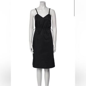 Authentic Moncler Black Midi Dress size 38 (fits like 0/2)